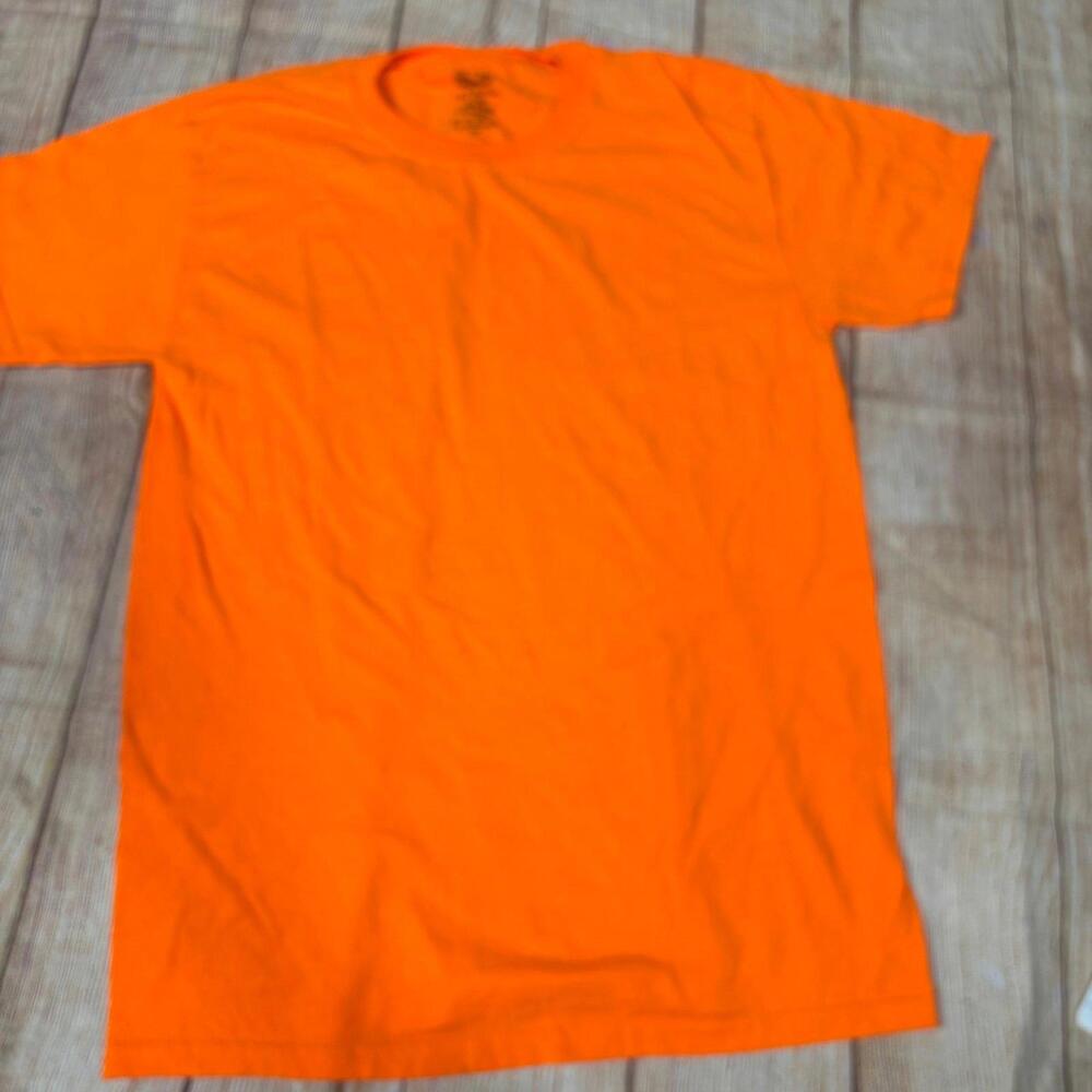 Fruit of the Loom Orange T-Shirt Men’s Small